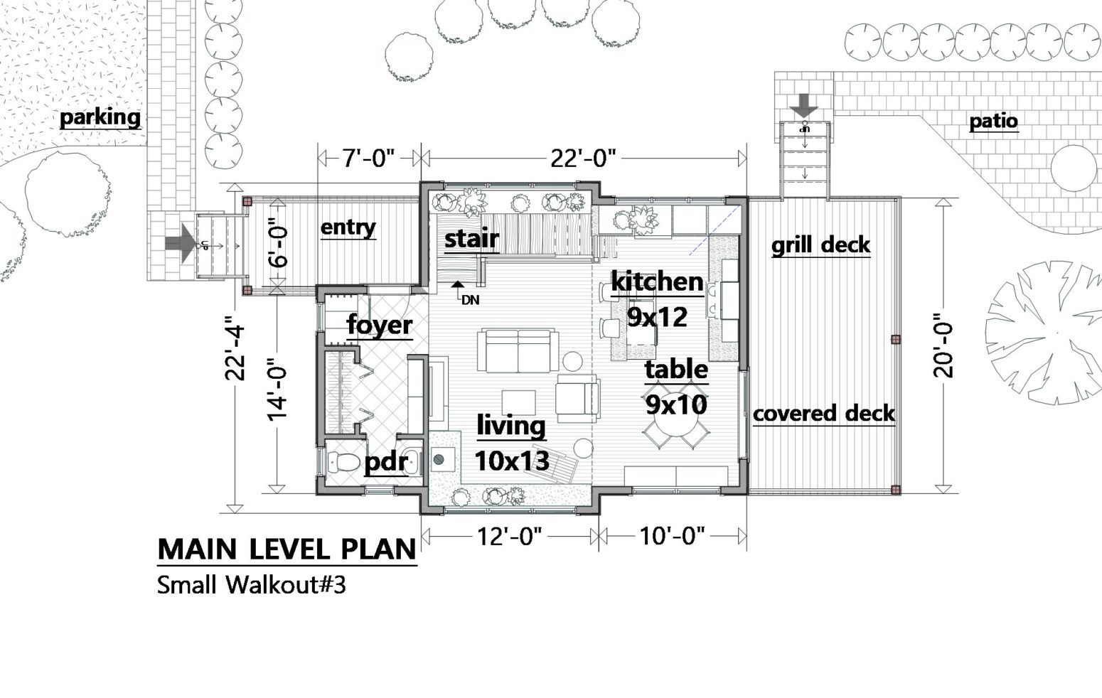 Another small home plan that works and lives comfortably.