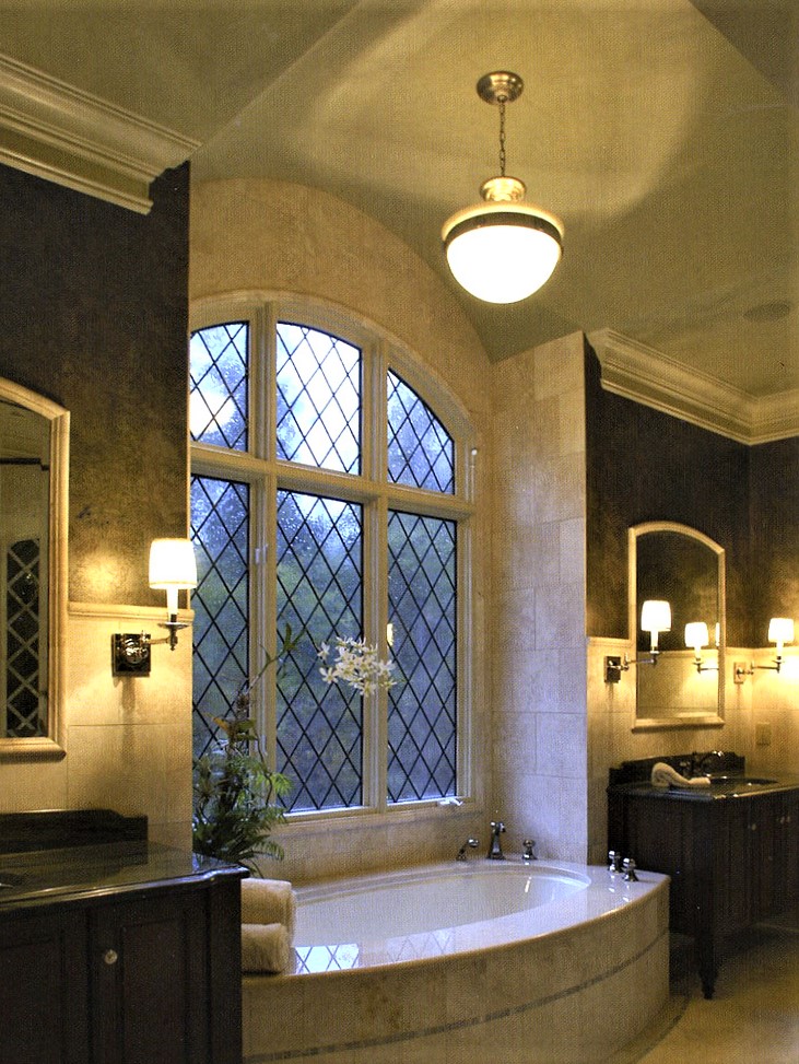 Traditiona and formal home bath designs